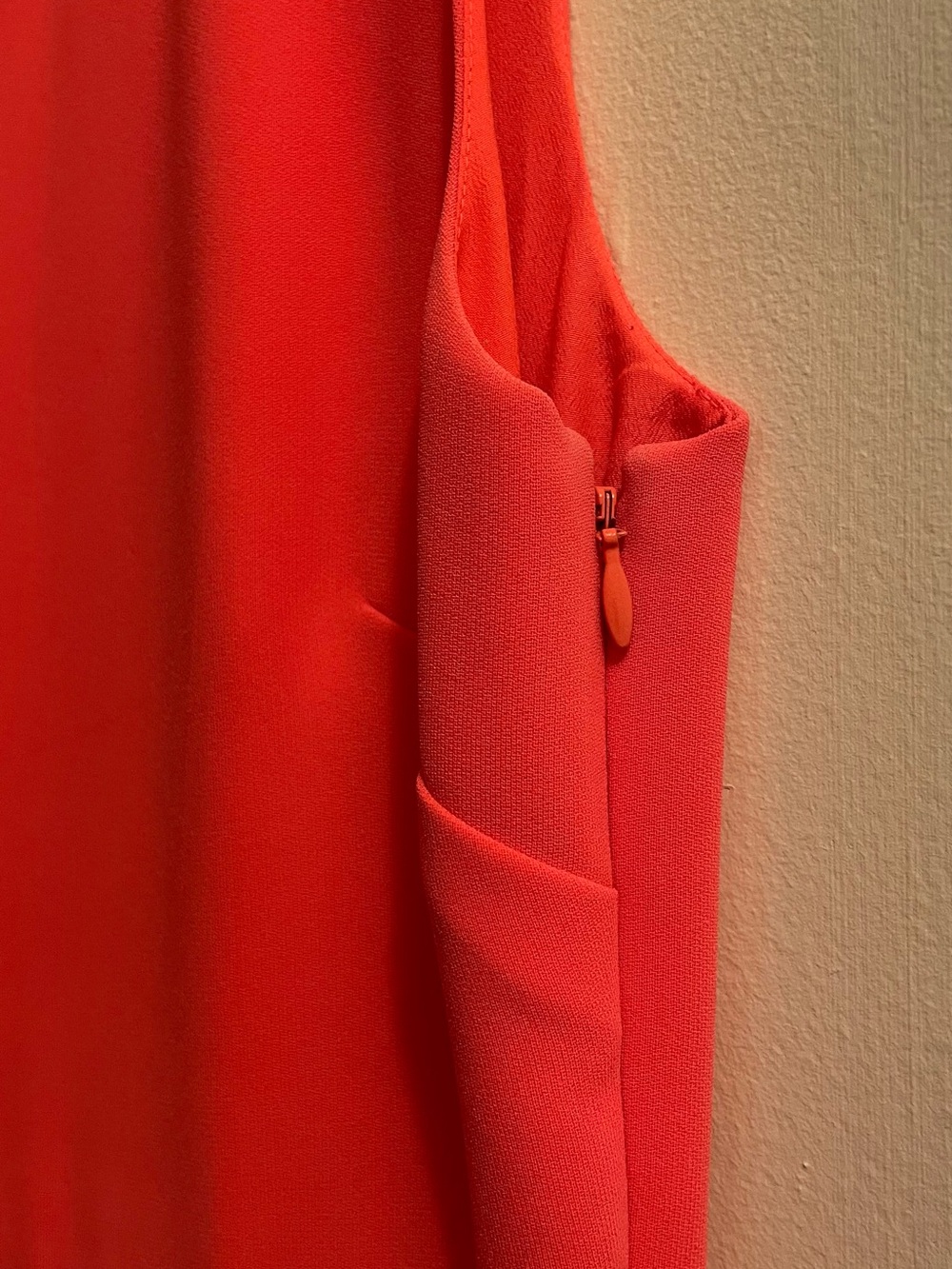 J. Crew Coral Sleeveless Fit-and-Flare Mini Dress - Picture 4 of 7
